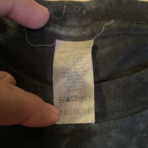 Black Panther T Shirt 1990's Tie dye Size Medium - Picture 4 of 6